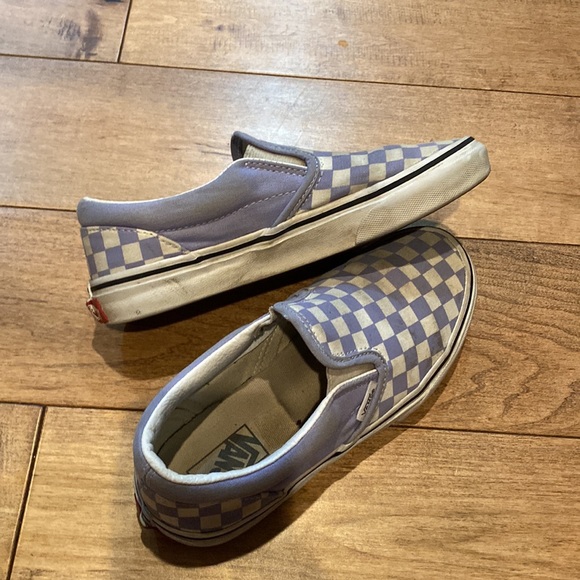 super cute lavender vans, size 4.5 in kids - Picture 3 of 4